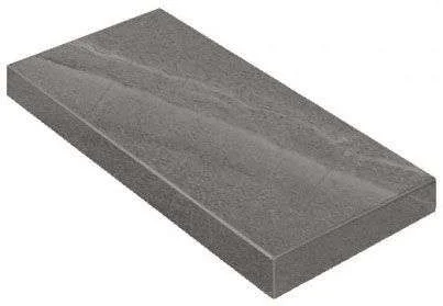 Керамогранит Italon Контемпора Карбон 33x120 ступень угловая правая в Краснодаре