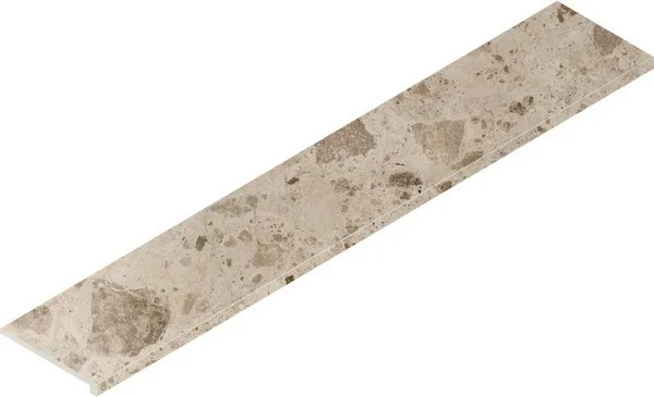 Керамогранит Italon Континуум Стоун Беж Ступень угловая правая 33х160 (Натуральная) в Краснодаре
