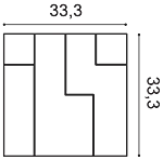 Декоративная панель Orac W102 (33.3x33.3x2.5 см) в Краснодаре