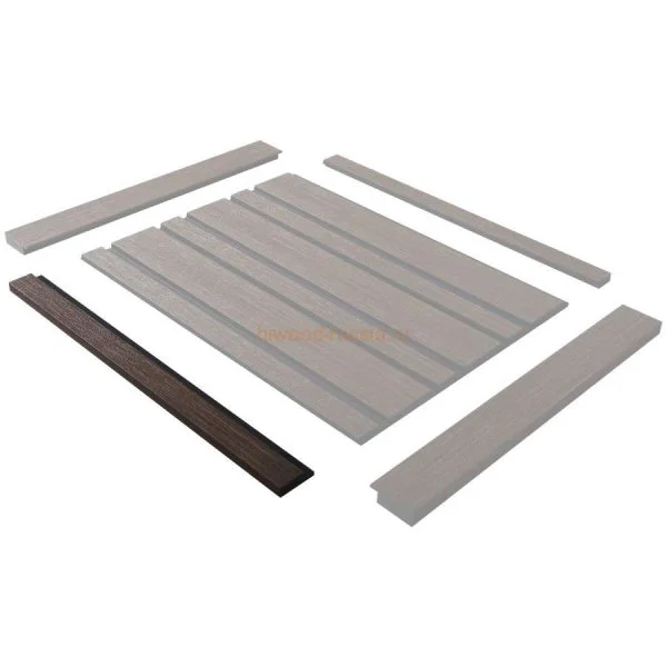 Финишный молдинг LF124A BR396K правый декорированный (42х12х2700мм) в Краснодаре