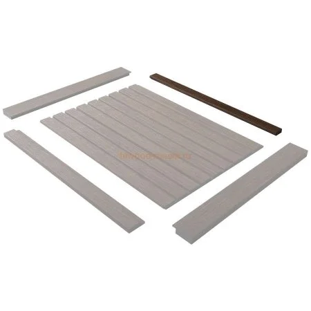 Финишный молдинг LF124B BR396 левый декорированный (31х12х2700мм) в Краснодаре