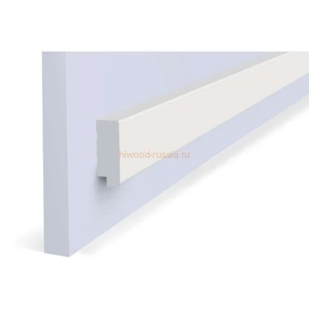 Финишный молдинг LF124B NP левый белый (31х12х2700мм) в Краснодаре