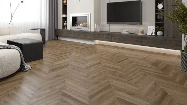 Кварц-виниловая плитка Alpine Floor Chevron Макадамия ECO 20-5 (2,5 мм. 43 класс) в Краснодаре