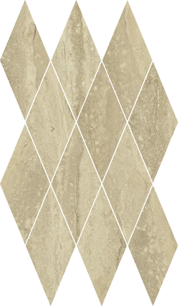 Керамогранит Italon Шарм Эдванс Травертино 28х48 мозаика Даймонд (Люкс) в Краснодаре