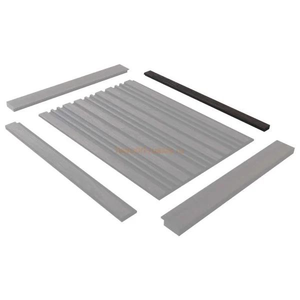 Финишный молдинг LF124B BR395K левый декорированный (31х12х2700мм) в Краснодаре