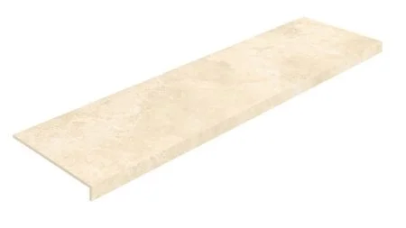 Керамогранит Coliseum Аурелия Уайт Ступень фронтальная (Натуральный, 33х120) в Краснодаре