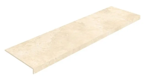 Керамогранит Coliseum Аурелия Уайт Ступень фронтальная (Натуральный, 33х120) в Краснодаре