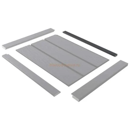 Финишный молдинг LF124B GR15K левый декорированный (31х12х2700мм) в Краснодаре