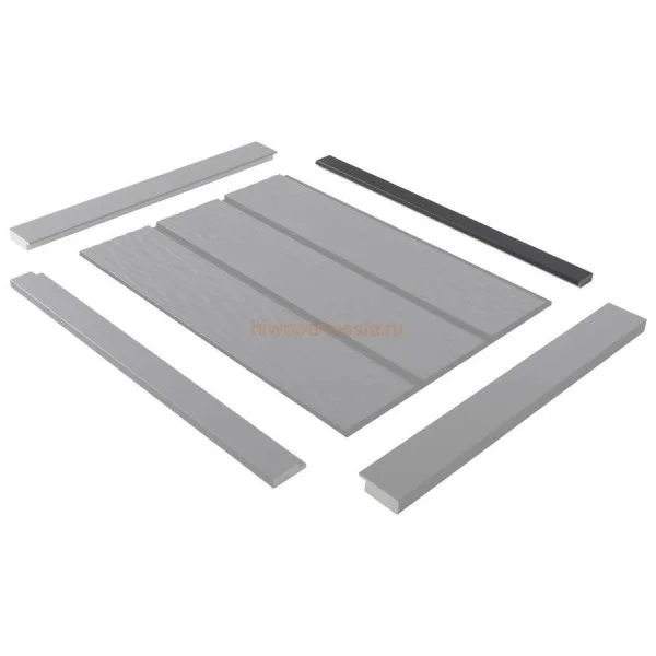 Финишный молдинг LF124B GR15K левый декорированный (31х12х2700мм) в Краснодаре