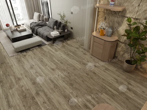 Каменно-полимерная плитка Alpine Floor Grand Sequoia Village Венге Грей ECO 11-807 4мм, 43 класс в Краснодаре