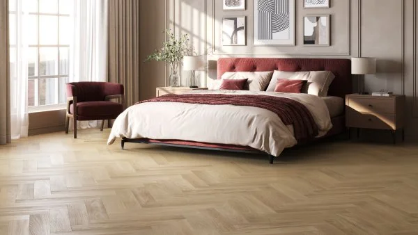 Паркетная доска Quartz Parquet Английская Ёлка Дуб Лимба 33-405 в Краснодаре