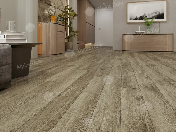 Каменно-полимерная плитка Alpine Floor Grand Sequoia Village Венге Грей ECO 11-807 4мм, 43 класс в Краснодаре