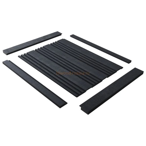 Финишный молдинг LF124B BK114K левый декорированный (31х12х2700мм) в Краснодаре