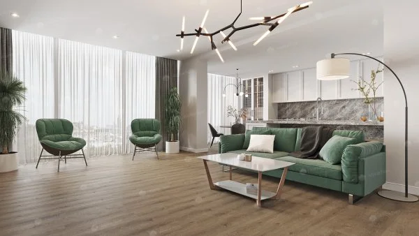 Каменно-полимерная плитка Alpine Floor Solo Ларгетто ECO 14-3, 3,5 мм 34 класс в Краснодаре