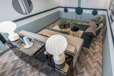 Пробковое покрытие CorkStyle Chevron Silver в Краснодаре