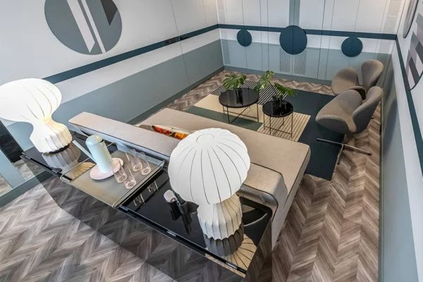 Пробковое покрытие CorkStyle Chevron Silver (1235*305*6 мм) HC в Краснодаре