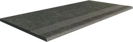 Керамогранит Italon Аурис Блэк ступень (Натуральная, 30х60) в Краснодаре