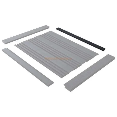 Финишный молдинг LF124B BK114K левый декорированный (31х12х2700мм) в Краснодаре