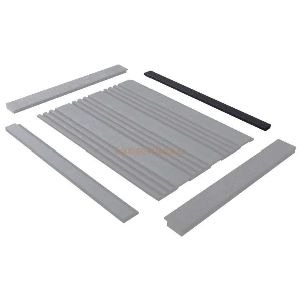 Финишный молдинг LF124B BK114K левый декорированный (31х12х2700мм) в Краснодаре