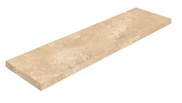 Керамогранит Coliseum Аурелия Беж Ступень угловая левая (Натуральный, 33х120) в Краснодаре