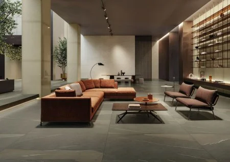 Керамогранит Italon Метрополис Аркадиа Браун 80х160 (Натуральная и Реттифицированная) в Краснодаре