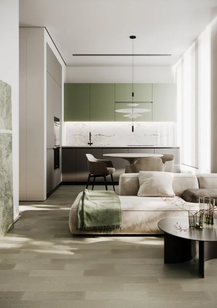 Паркетная доска Quartz Parquet Штучный паркет Дуб Лунный 44-1258-08 в Краснодаре