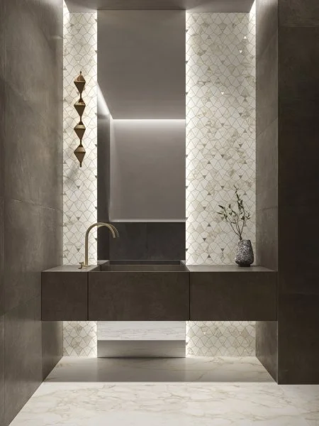 Керамогранит Italon Этернум Каррара Мозаика Вертекс 25.8х30 (Натуральная) в Краснодаре