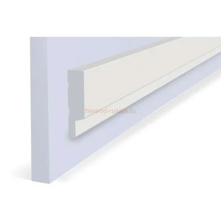 Финишный молдинг LF124A NP правый белый (42х12х2700мм) в Краснодаре