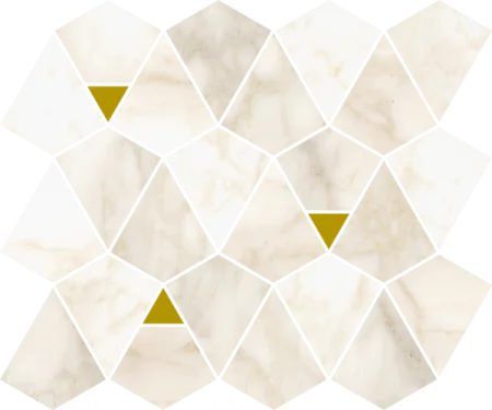 Керамогранит Italon Этернум Каррара Мозаика Вертекс 25.8х30 (Натуральная) в Краснодаре
