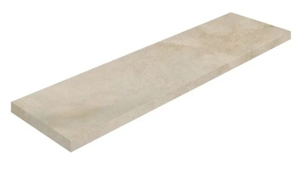 Керамогранит Coliseum Монца Крим Ступень угловая левая (Натуральный, 33х120) в Краснодаре