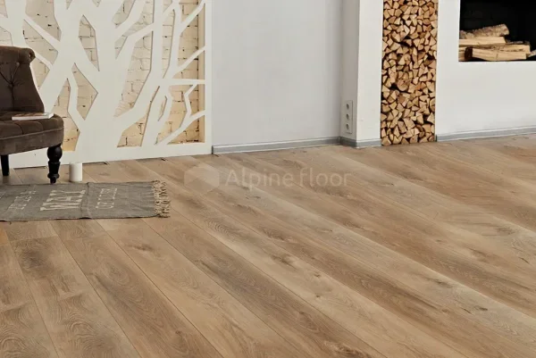 Кварц-виниловая плитка Alpine Floor Premium XL Дуб Природный Изысканный ЕСО 7-6, 8 мм. 43 класс в Краснодаре
