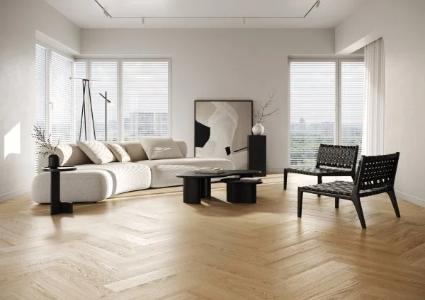 Паркетная доска Quartz Parquet Английская Ёлка Дуб Тоскана 33-407 в Краснодаре