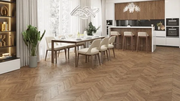 Кварц-виниловая плитка Alpine Floor Chevron Гевуина ECO 20-10 (2,5 мм. 43 класс) в Краснодаре