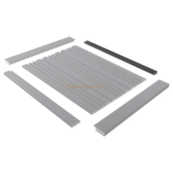 Финишный молдинг LF124B GR3 левый декорированный (31х12х2700мм) в Краснодаре