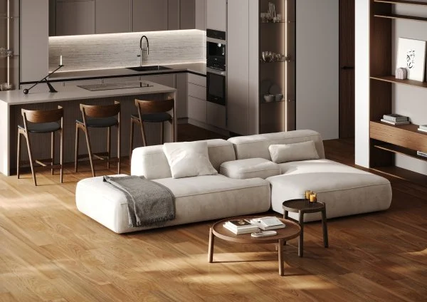 Паркетная доска Quartz Parquet Классик 5 мм Дуссия Африканская 550-63 в Краснодаре