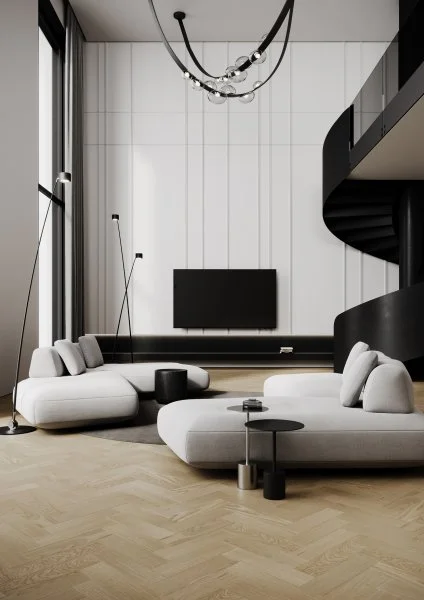 Паркетная доска Quartz Parquet Штучный паркет Дуб Бисквитный 44-1258-07 в Краснодаре