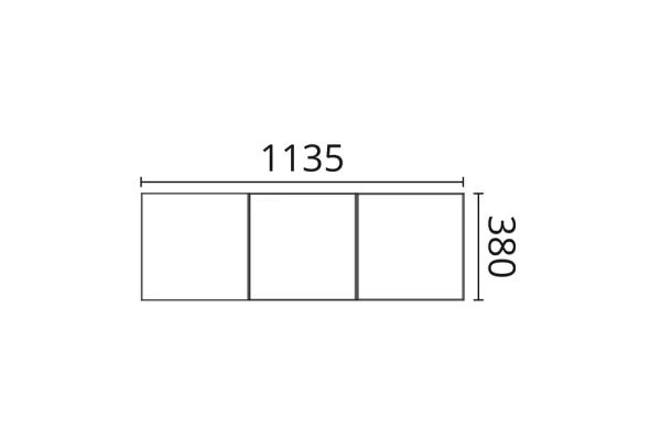 Декоративная панель NMC Arstyl Domino (113.5x38x3.8 см) в Краснодаре