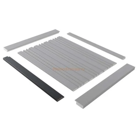 Финишный молдинг LF124A GR3 правый декорированный (42х12х2700мм) в Краснодаре