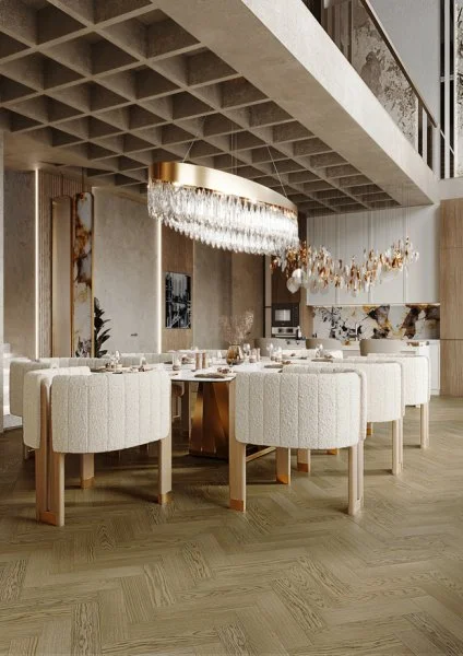 Паркетная доска Quartz Parquet Штучный паркет Дуб Конго 44-1258-54 в Краснодаре