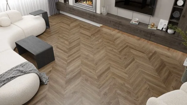 Кварц-виниловая плитка Alpine Floor Chevron Макадамия ECO 20-5 (2,5 мм. 43 класс) в Краснодаре
