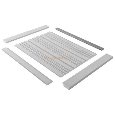 Финишный молдинг LF124B S339S левый декорированный (31х12х2700мм) в Краснодаре