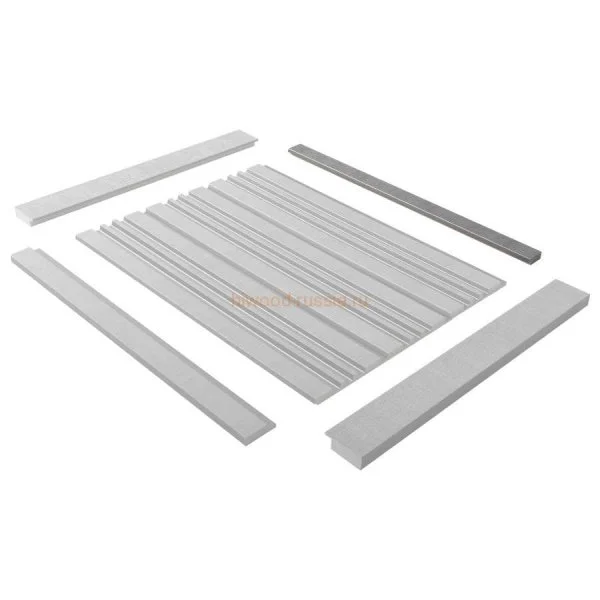 Финишный молдинг LF124B S339S левый декорированный (31х12х2700мм) в Краснодаре