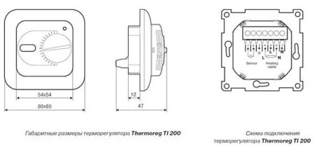 ТерморегуляторThermoreg TI-200 Black в Краснодаре
