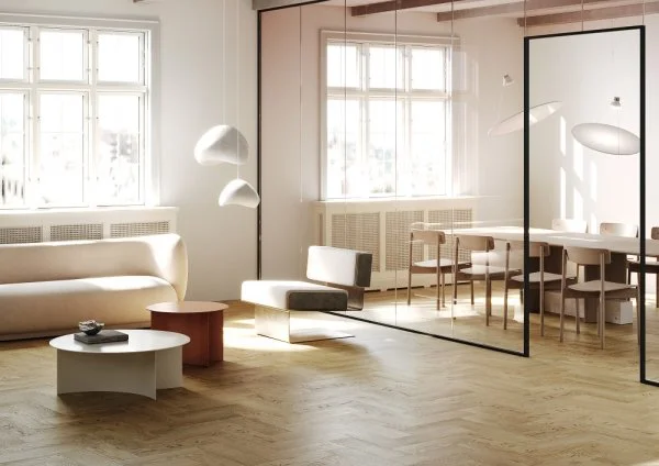 Кварц-виниловая плитка Fargo Herringbone 44-5003-4 Дуб Неаполь в Краснодаре