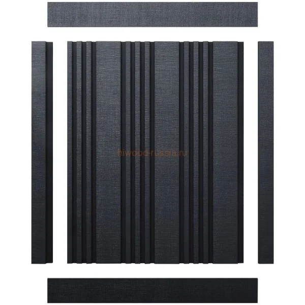 Финишный молдинг LF124B BK114K левый декорированный (31х12х2700мм) в Краснодаре