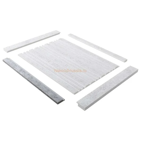 Финишный молдинг LF124A W50 правый декорированный (42х12х2700мм) в Краснодаре