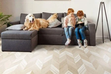 Пробковое покрытие CorkStyle Chevron Creme в Краснодаре