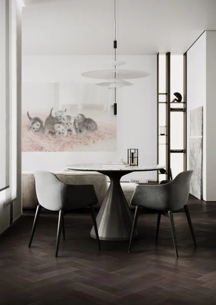 Паркетная доска Quartz Parquet Штучный паркет Дуб Смоляной 44-1258-01 в Краснодаре