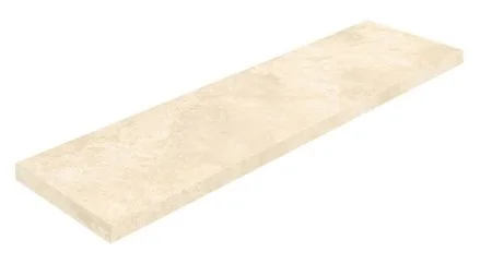 Керамогранит Coliseum Аурелия Уайт Ступень угловая левая (Натуральный, 33х120) в Краснодаре