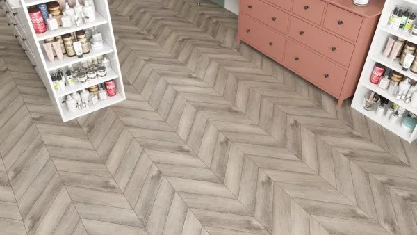Кварц-виниловая плитка Alpine Floor Chevron Дуб Исида ECO 20-8 (2,5 мм. 43 класс) в Краснодаре